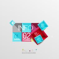 Geometric abstract shape infographic layouts N3