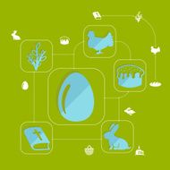 easter flat infographic N17