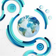 Transparent flat web site business Infographics N7