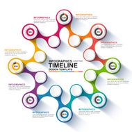 Infographics vector design template N156