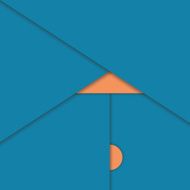 Material design abstract vector background Modern geometric pattern with layer