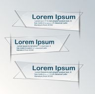 Modern vector abstract glass infographic elements N4