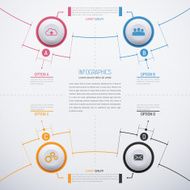 Modern vector abstract template for infographic9