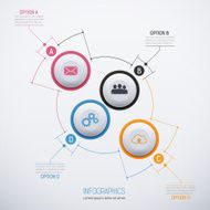 Modern vector abstract template for infographic2