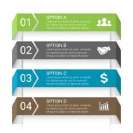 Vector arrows lines infographic Template for diagram graph presentation and N2