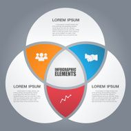 Vector social teamwork infographic Abstract background
