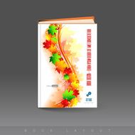 Modern abstract brochure as book N5