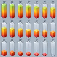 Infographic Bar Graph Chart Design Elements N2