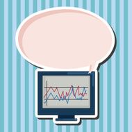 Financial charts theme elements N16