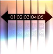 abstract background number line N10