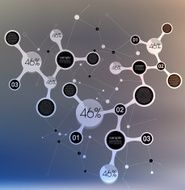 abstract background number line N14