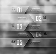 Blur business step transparent and shadows options N7