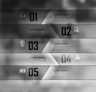 Blur business step transparent and shadows options N10