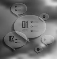 Blur business step transparent and shadows options N21