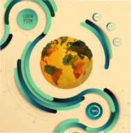 Transparent flat web site business Infographics N40
