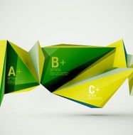 Geometric shapes in the air Vector abstract background N99