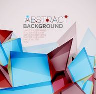 Geometric shapes with sample text Abstract template N64