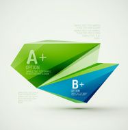 Geometric shapes in the air Vector abstract background N105