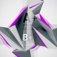 Geometric shapes in the air Vector abstract background N112