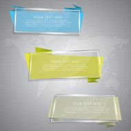 Glass web stickers