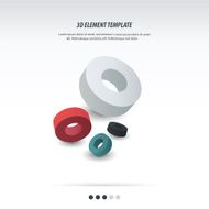 3d pipe Element Template design