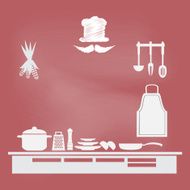 kitchenware sign concept