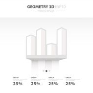 Vector 3d arrows infographic Template for diagram graph prese N3