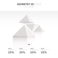 Star Icons Infographic template white color N4