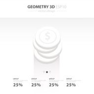 Star Icons Infographic template white color N8