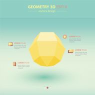 Sphere Geometry Abstract 3D Infographic And Icons Design