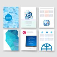 Templates Design Set of Web Mail Brochures Mobile Technology Infographic N34