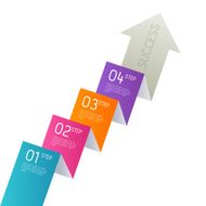 Modern infographics options banner vector illustration N2