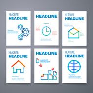 Templates Design Set of Web Mail Brochures Mobile Technology Infographic N41