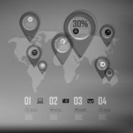 Blur business step transparent and shadows options N35