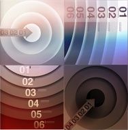 abstract background number line N74