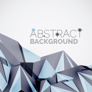 Geometric shapes in the air Vector abstract background N127