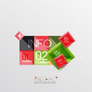 Geometric abstract shape infographic layouts N7