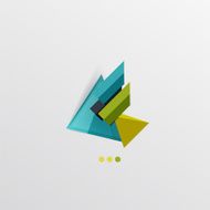 Modern abstract geometric info banner N56