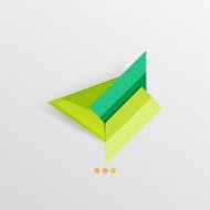 Modern abstract geometric info banner N59