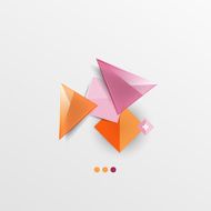 Modern abstract geometric info banner N69