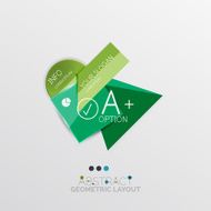Modern abstract geometric info banner N72