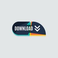 Colorful download web button Modern flat design N25