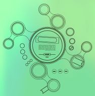 Transparent business Infographics Shadows options N10