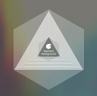 Abstract polygonal background N40