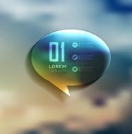 Transparent business Infographics Shadows options N39