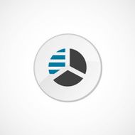 circle diagram icon 2 colored N2