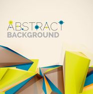 Geometric shapes in the air Vector abstract background N142