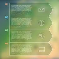 Set of infographic template layouts Flow chart secuence numbered banner N6
