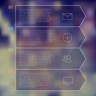 Set of infographic template layouts Flow chart secuence numbered banner N7