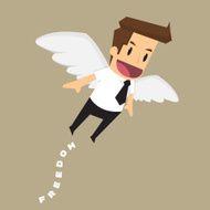 businessmen who have the freedom of work money ideas